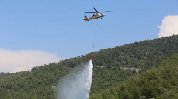 Yangın söndürme helikopteri “NEFES” Muğla’da göreve başladı