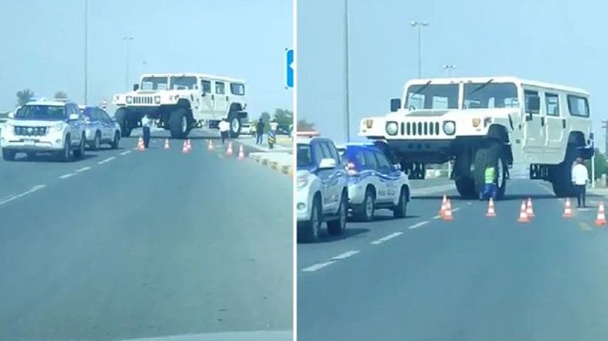 Dünyanın en büyük arabası Dubai’de trafiğe indi! Görenler bir daha baktı