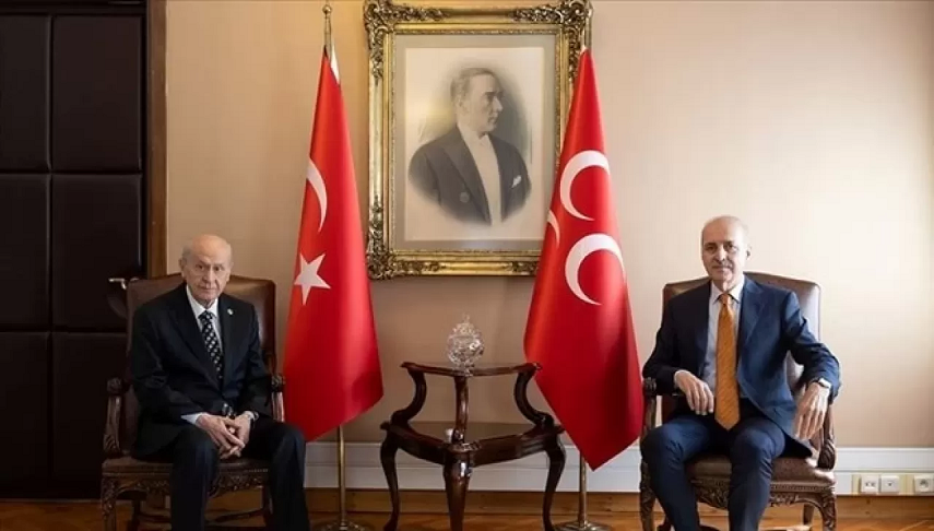 Numan Kurtulmuş, Devlet Bahçeli’yi ziyaret etti