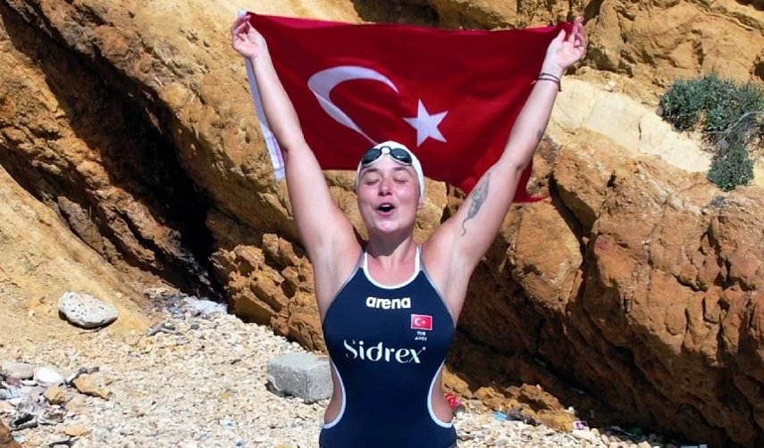 Bengisu Avcı rekor kırdı! Türkiye’nin ilk kadın ultra maraton yüzücüsü