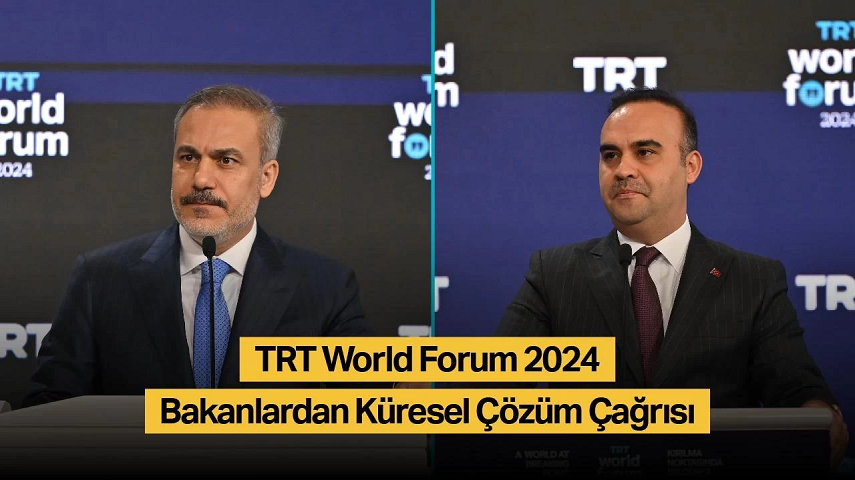 Bakanlardan küresel çözüm çağrısı: TRT World Forum’da krizlere yol haritası çiziliyor